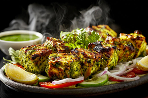  Assiette de Haryali Boti