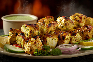 Assiette de Malai Boti