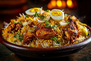 Riz Biryani au Poulet 